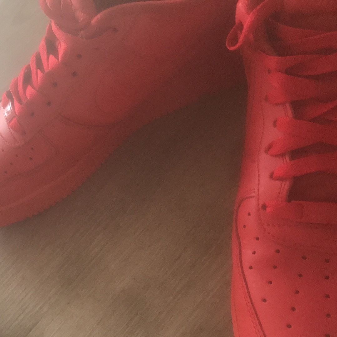 Red AF1s