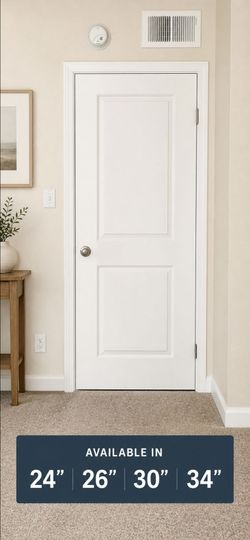 Interior 2 panel doors, New many different sizes