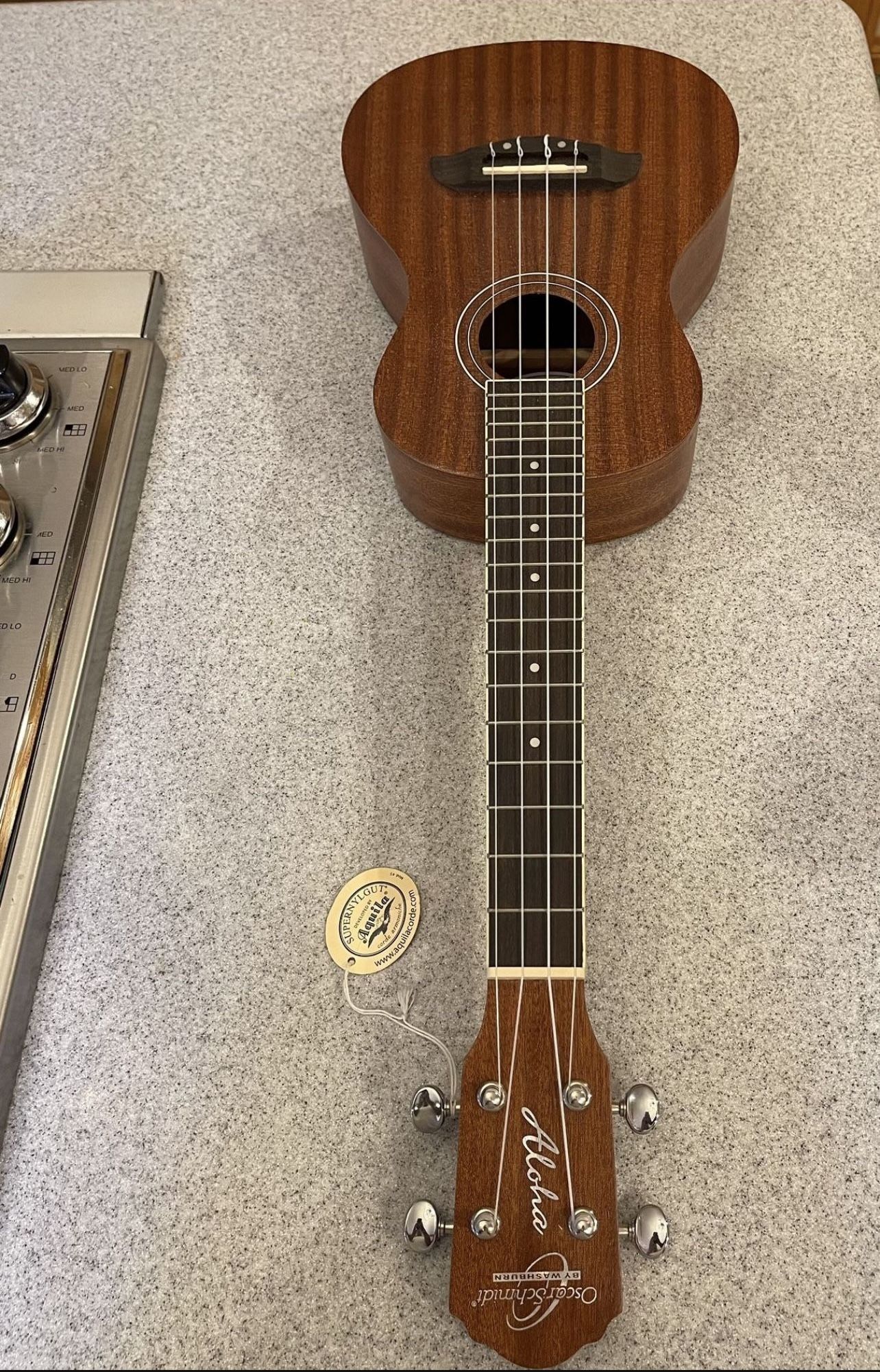 Oscar Schmidt Mahogany Concert Ukulele