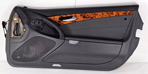 03-06 Mercedes R230 SL500 SL55 AMG Right Side Interior Door Panel Black OEM