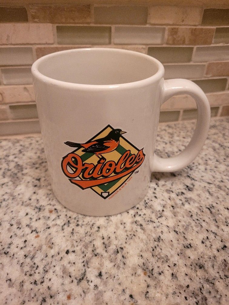 Vintage 1999 Baltimore Orioles Coffee Mug Cup MLB Baseball