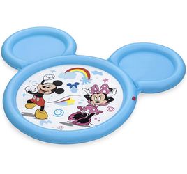 Bestway Disney Junior Splash Pad Mickey & Friends 77”x66” Inflatable Sprinkler - NEW