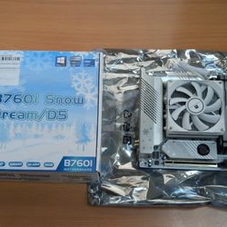 Intel Core i5 12400f + B760i LGA 1700 ITX Motherboard + 16 GB DDR5 RAM Combo 