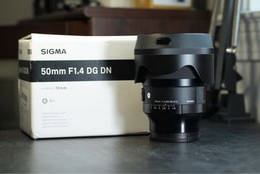 Sigma 50mm F1.4 DG DN ART Sony E-Mount Camera Like New Lens