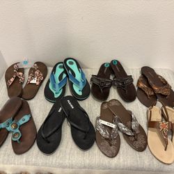 Women’s Size 8 sandals shoes lot - Simi Valley