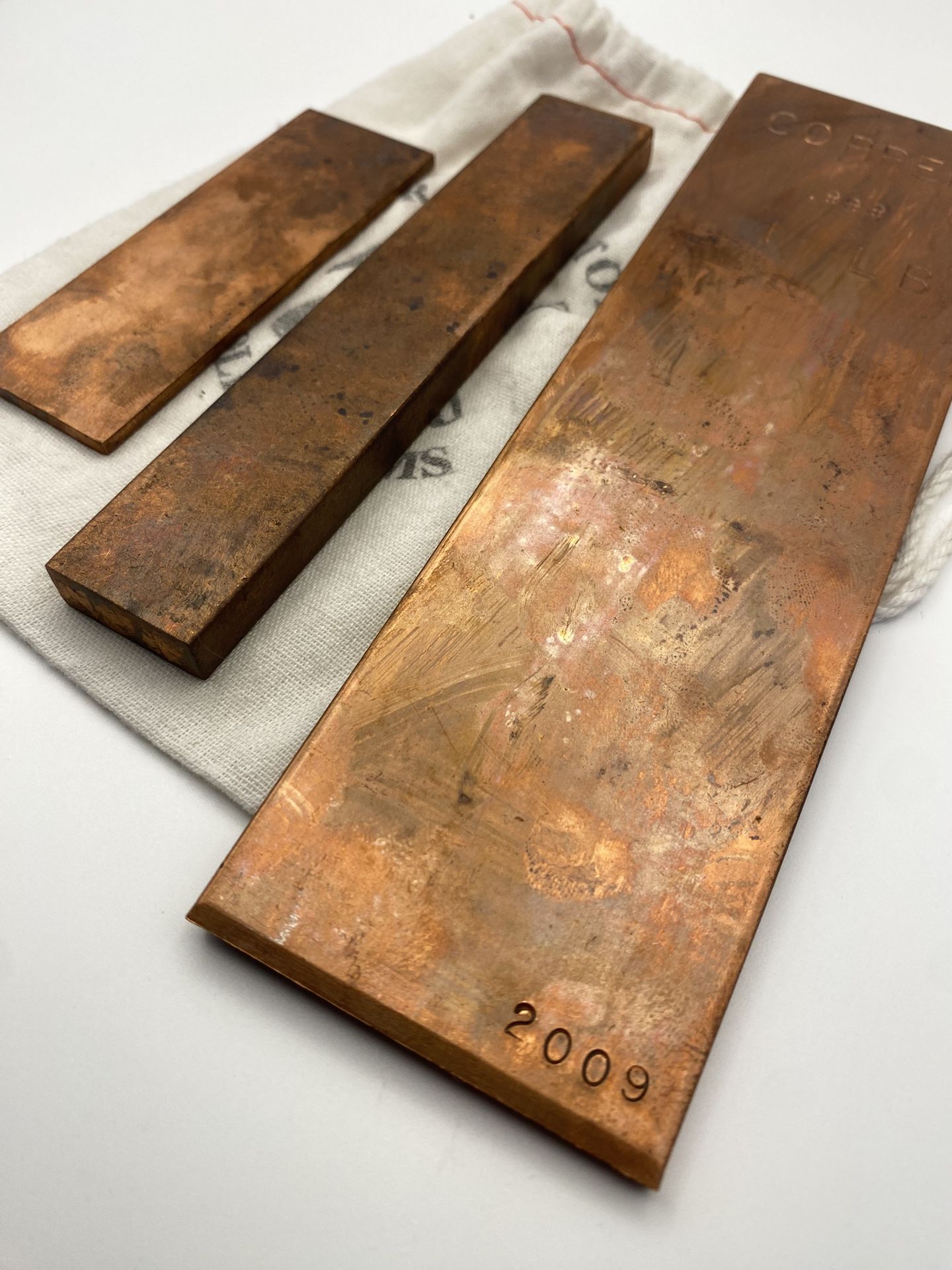 Copper, bullion, Trio