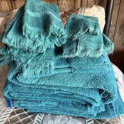 Bath And Hand Towels -teal