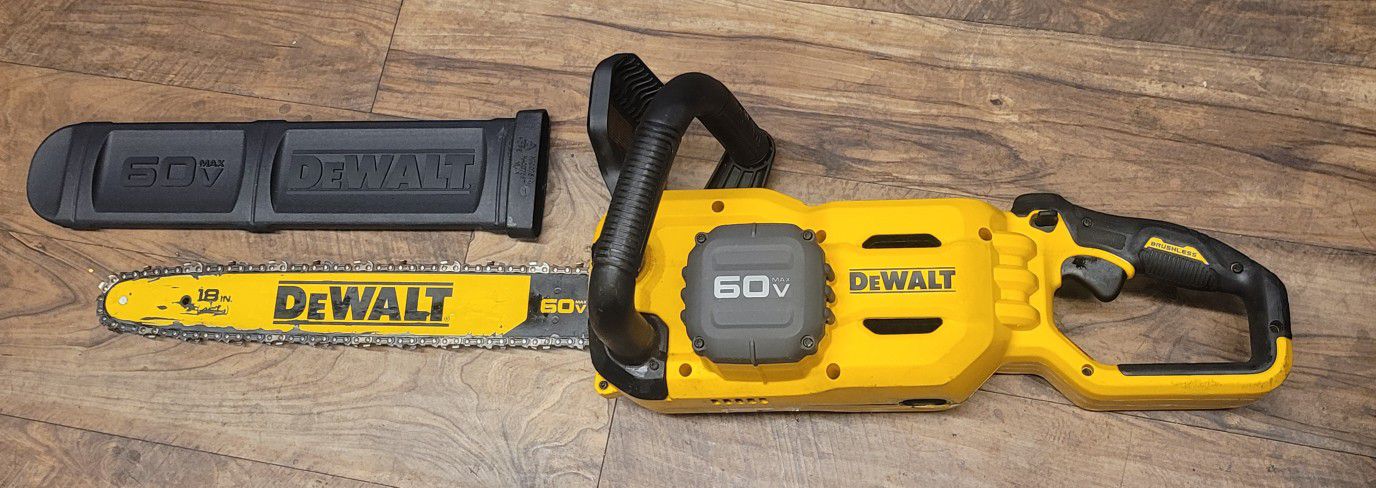 DEWALT 60V MAX 18in. Brushless Cordless Battery Powered Chainsaw, Tool Only