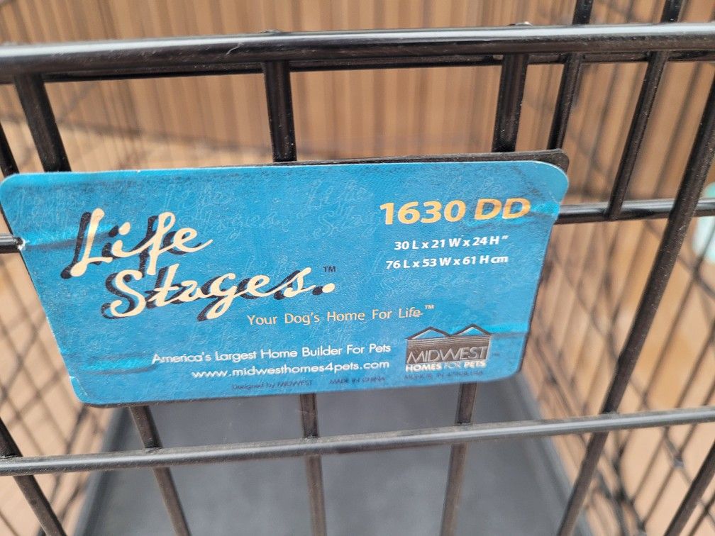 Large Dog Crate Life Stages 1630 DDÂ
