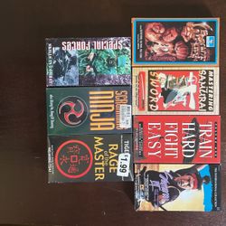 Vintage Martial Arts And Combat VHS Tapes 