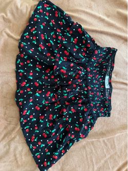 Size large girls cherry skirt