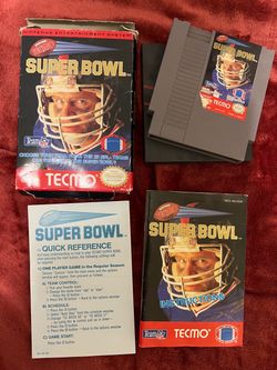 Tecmo Super Bowl NES  CIB