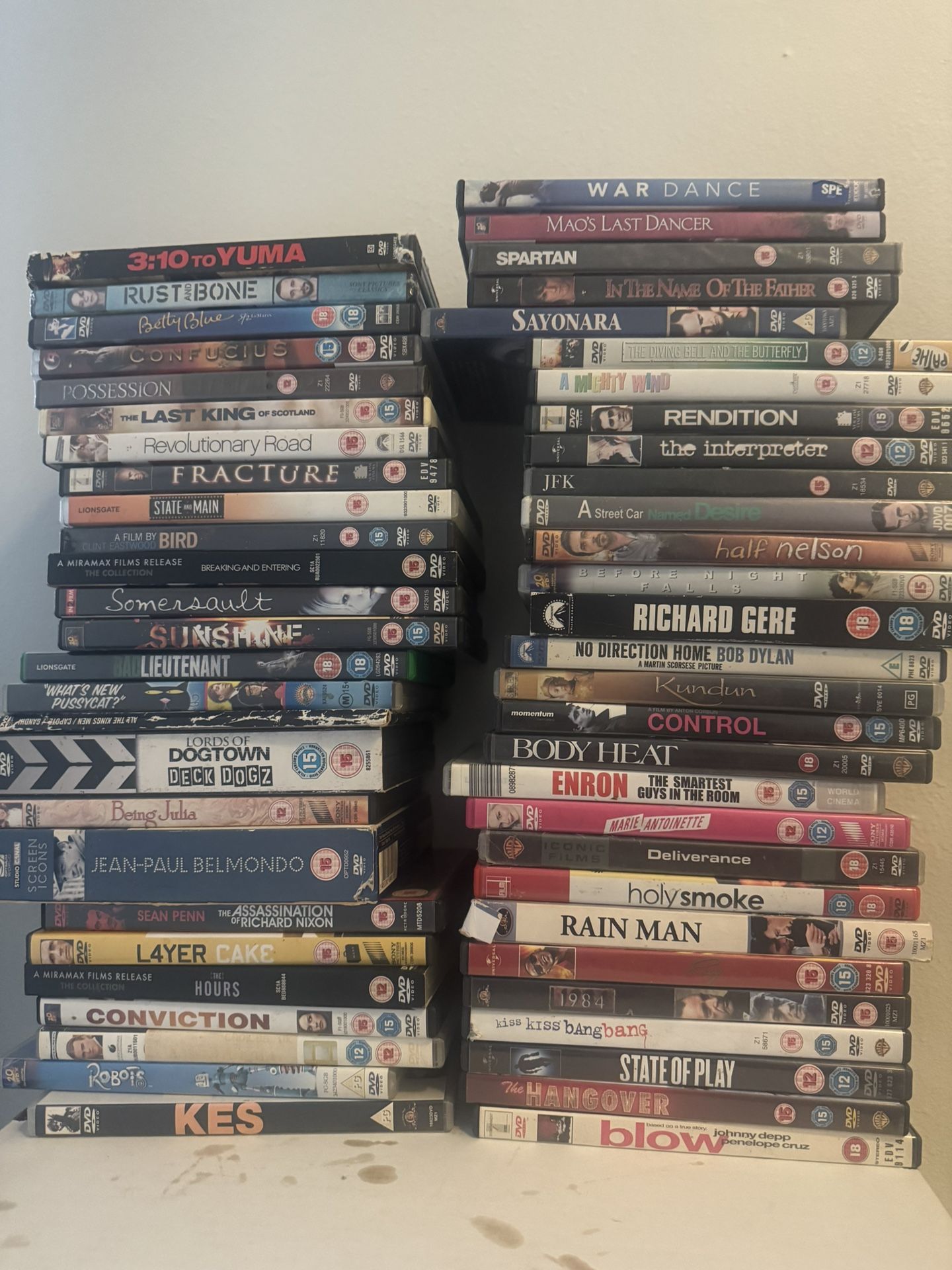 Over 150 Region 2 DVD’s For $60