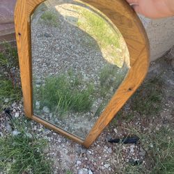 Vintage Beveled Mirror 