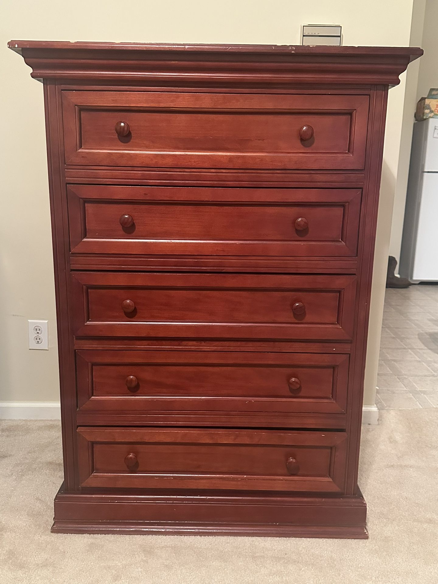 Brown Wooden Dresser