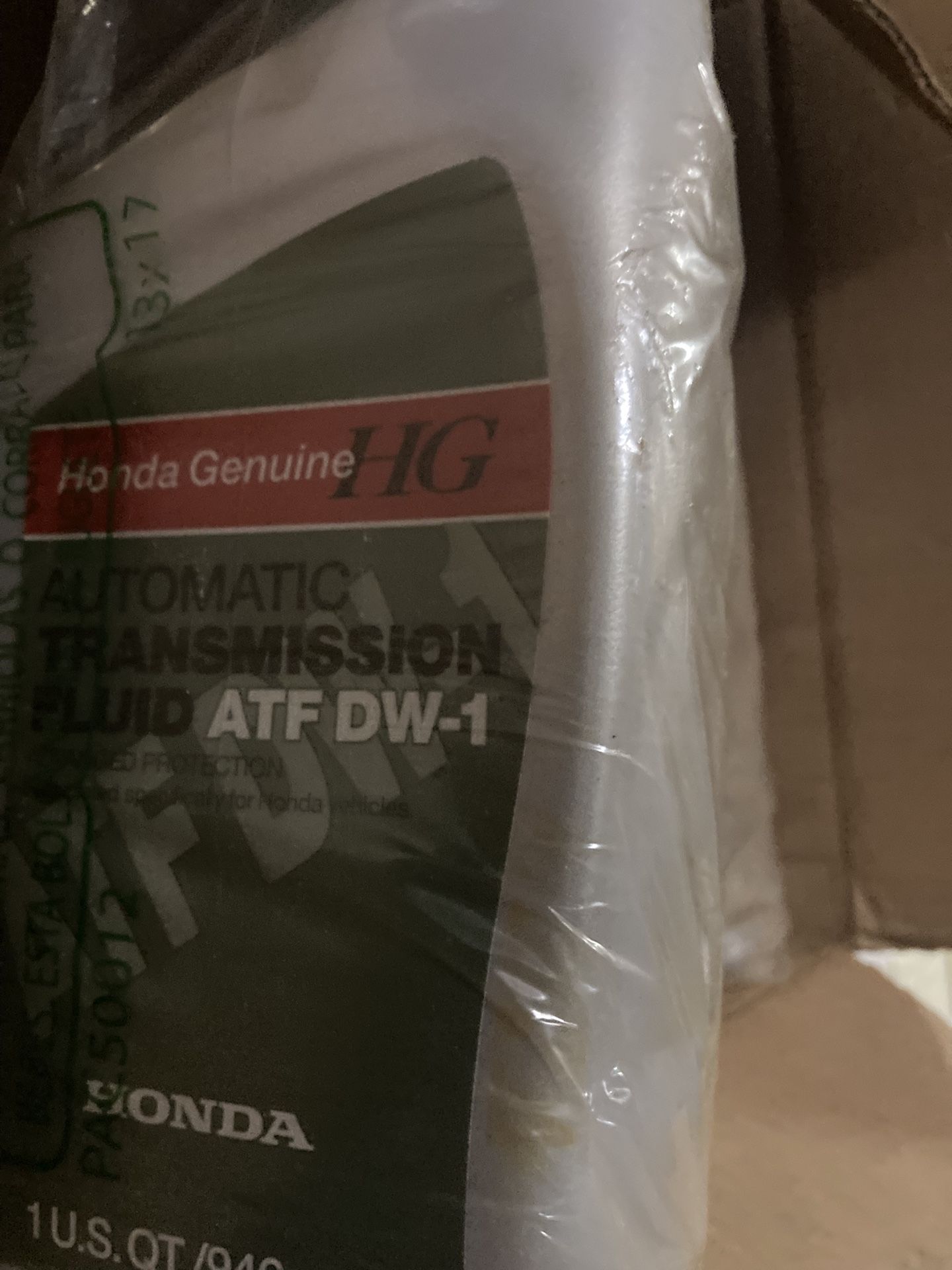 ATF DW1 Honda Trans Fluid - 4 Qts