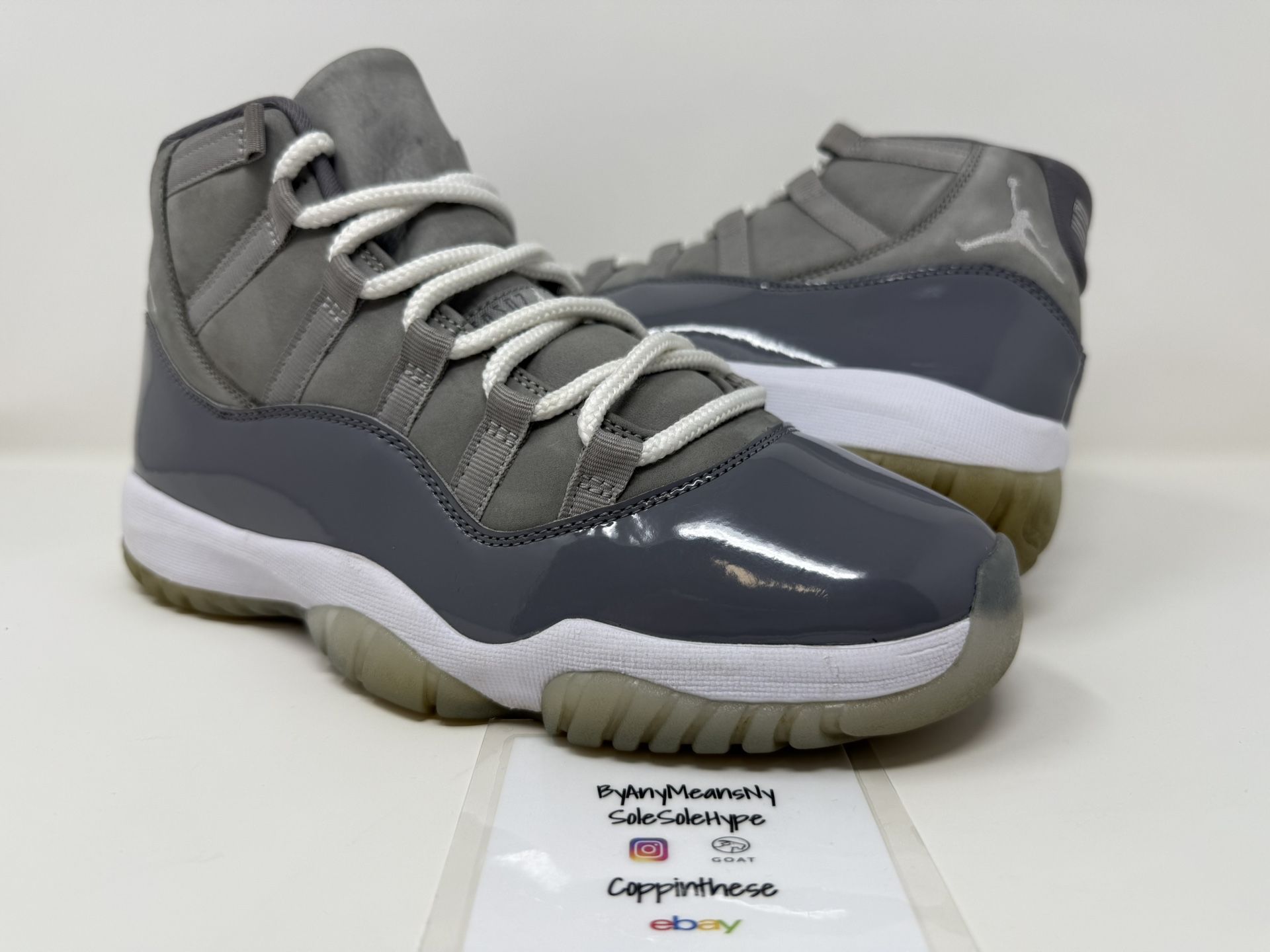 USED 2021 NIKE AIR JORDAN RETRO COOL GREY 11 XI SIZE 9