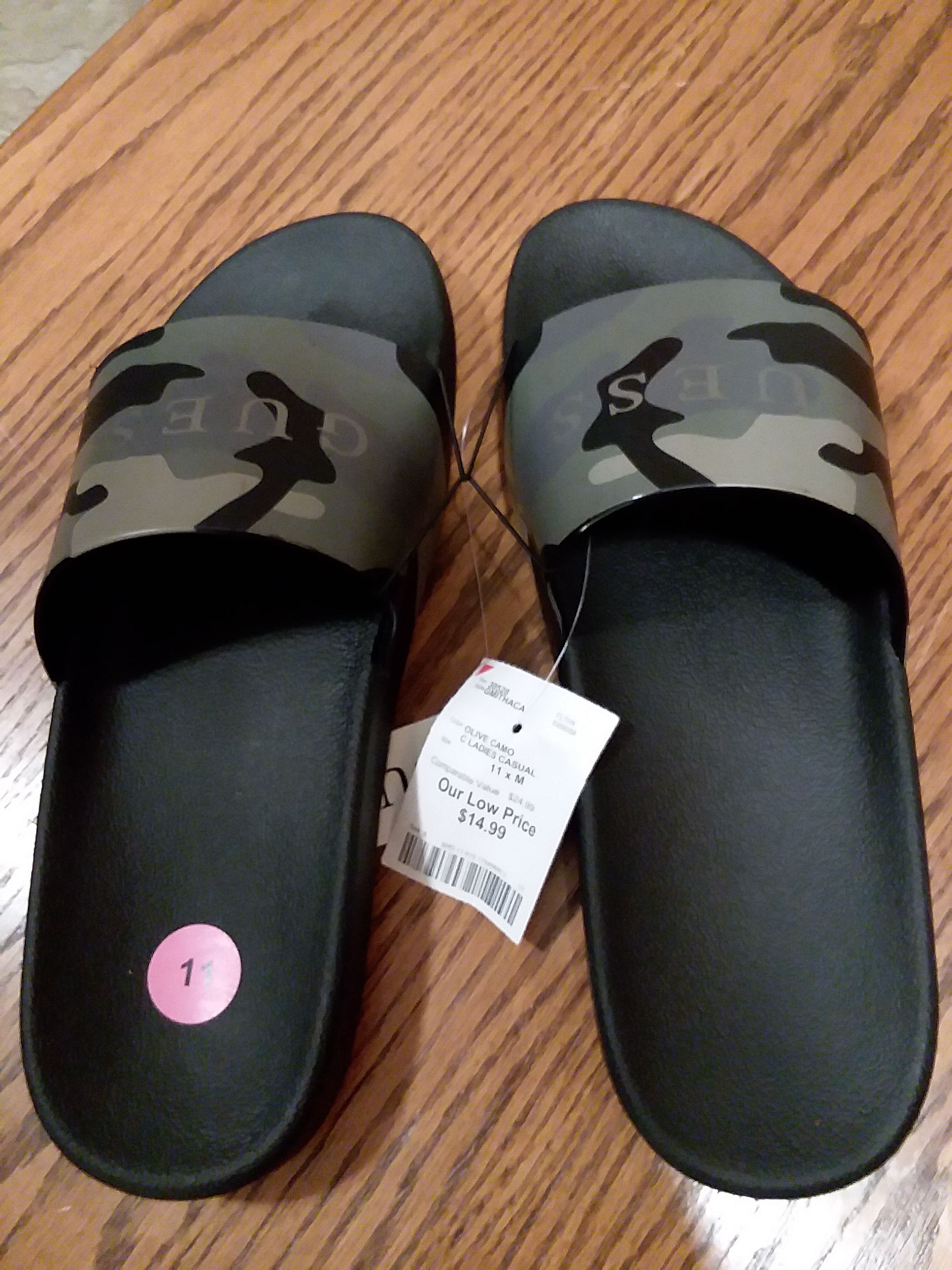 Guess camo slides cheap