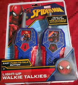 Spiderman walkie talkies