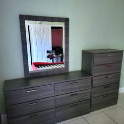 🌈NEW DRESSER and MIRROR 🌈NEW CHEST 5 DRAWERS