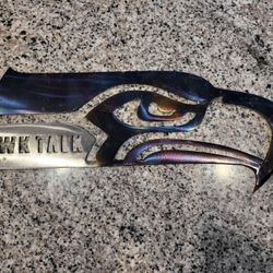 💙💚 SEAHAWKS FANS! Custom Metal Wall Art – "HAWK TALK" 💚💙