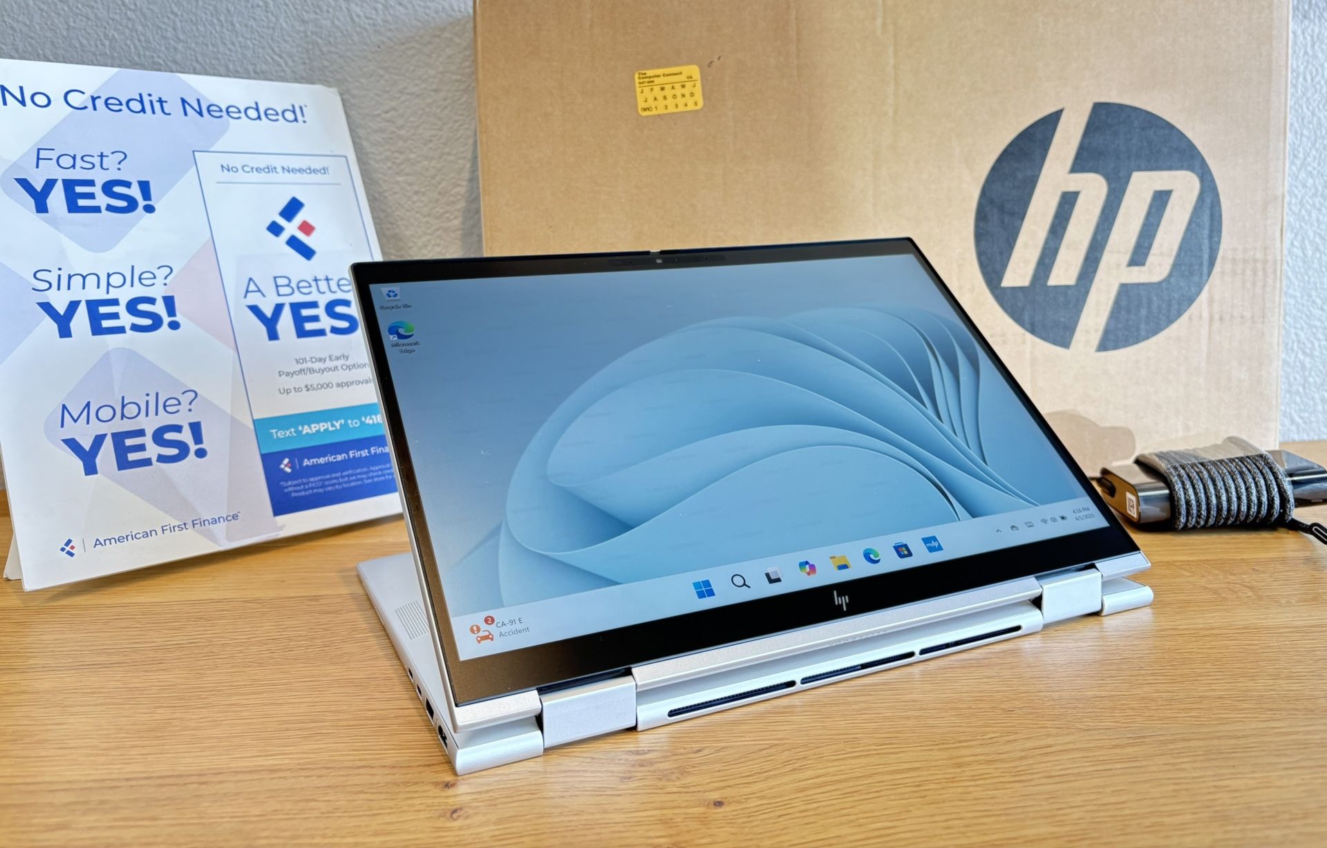 0$Down💻New HP EliteBook x 13” G11 2-in-1 Foldable Laptop+Tablet 14” Touch Screen✅Intel Core Ultra i7 Processor/16GB RAM/512GB⚡️Windows 11✔️
