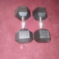 Dumbbells 40 pds. 