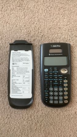 Texas instruments, 36X pro scientific calculator