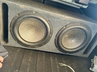 Complete Dual 12" Sony Subwoofer System + Boss 3000W Amp
