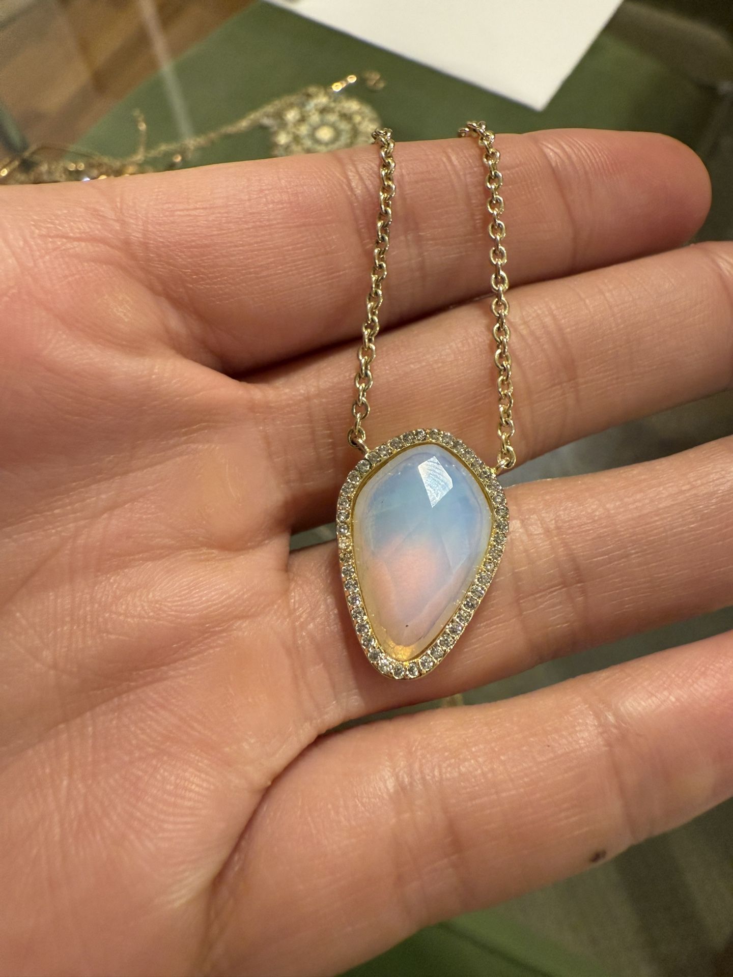 Marcia Moran Moonstone Necklace