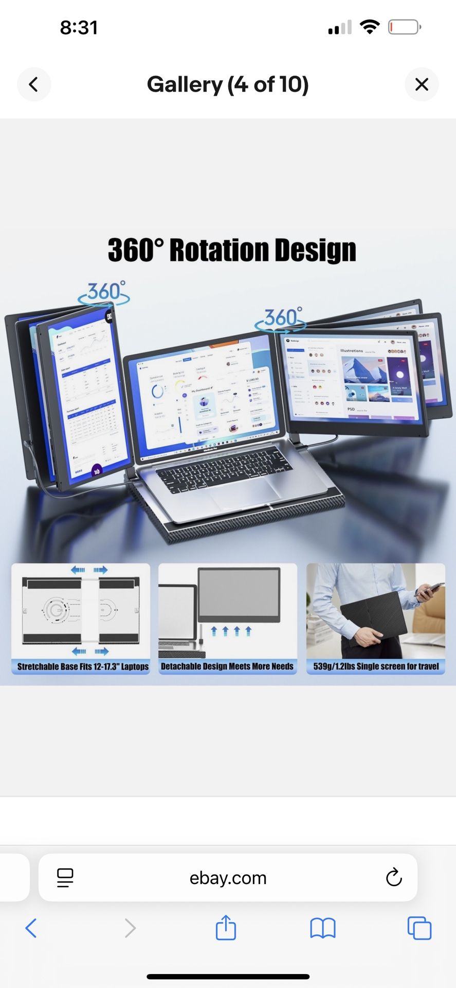 Laptop Screen Extender
