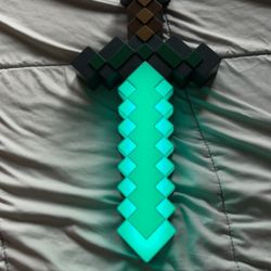 Light Up Minecraft Diamond Sword 