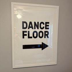 Large, Framed, Print With Matting