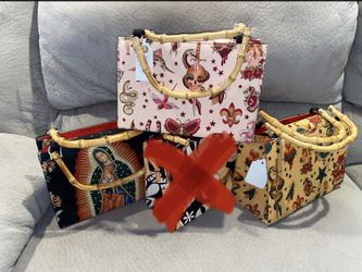 Rockabilly/Pinup bamboo purse