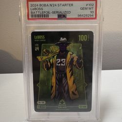 PSA 10 2024 Bo Jacksons Battle Arena Pre-Alpha Leboss /50