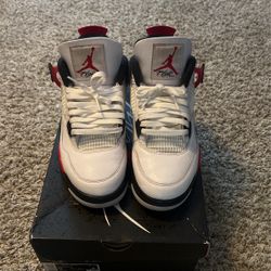 Air Jordan 4 Red Cement Size 9