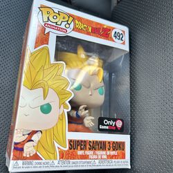 SUPER SAIYAN 3 GOKU GAMESTOP EXCLUSIVE DRAGON BALL Z FUNKO POP