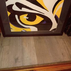 LSU Tiger Eye Painting