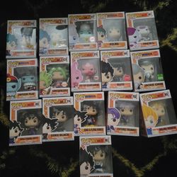 Dragon Ball Z Funko Pop Lot 