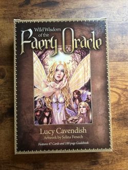Wild Wisdom Of The Faery Oracle by Lucy Cavendish 1st Edition