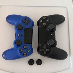 2 Sony PS4 DualShock 4 Controller + accessory 