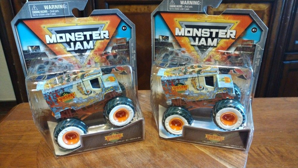 2023 Monster Jam Series 31 Wasabi Warrior Food Truck CHASE 1/64 X2