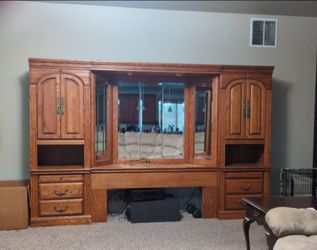 Very large solid oak wood