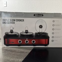 Triple Slow Cooker And Server
