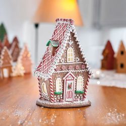 Light Up Christmas Candyland Gingerbread House 16"