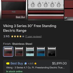 Viking Pro Cherry Red