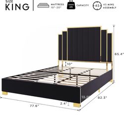 King Size Headboard Footboard 