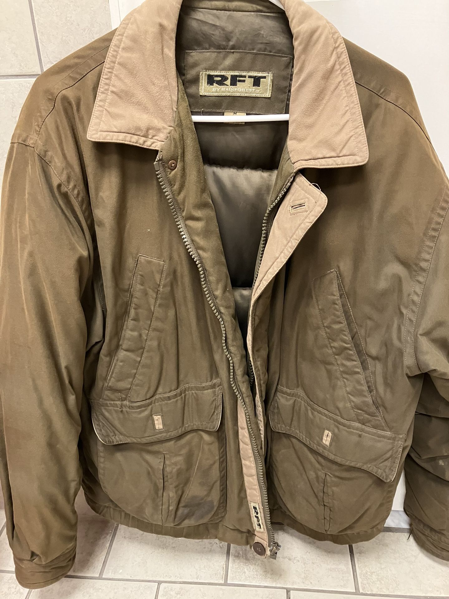 Men’s size medium jacket and XL Tommy Hilfiger lightweight jacket