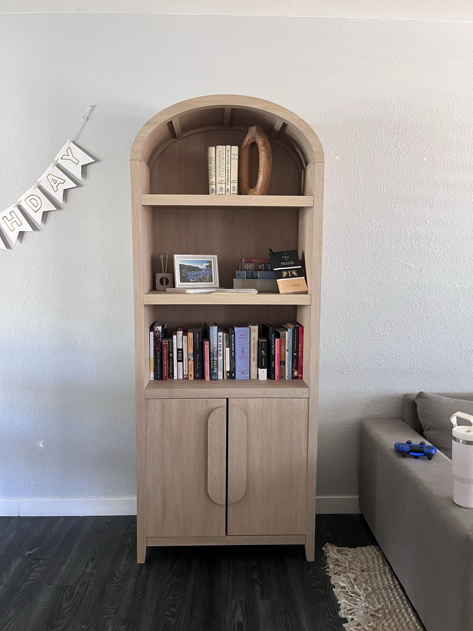 Arched Bookcase Shelf
