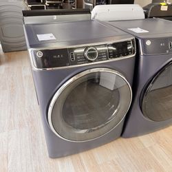 New GE 7.8 cu. ft. Smart Front Load Gas Dryer with Steam and Sanitize Cycle GFD85GSPNRS